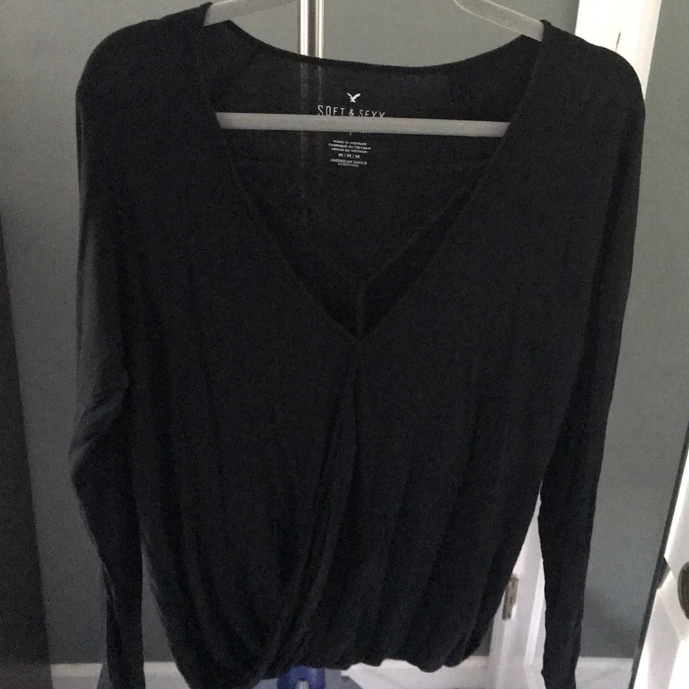 AE Black Long Sleeve Shirt